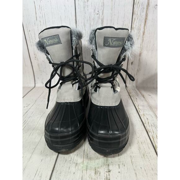 Natural Reflections Lumber Jill Insulated Pac Boots Women's Size 7.5 Flannel - Picture 1 of 5